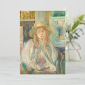 Fillette au Chapeau de Paille | Berthe Morisot (Staand voorkant)