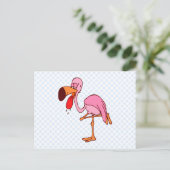 Fillip Flamingo Briefkaart (Staand voorkant)