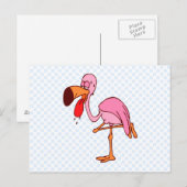 Fillip Flamingo Briefkaart (Voorkant / Achterkant)