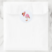 Fillip Flamingo Ronde Sticker (Tas)