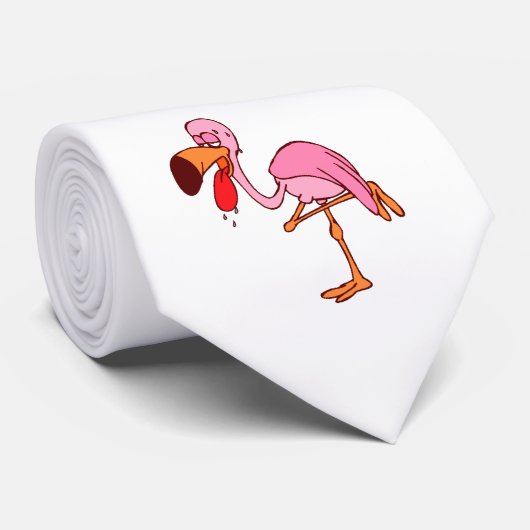 Fillip Flamingo Stropdas (Opgerold)
