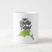 Fillip Island Australia map Grote Koffiekop (Voorkant)