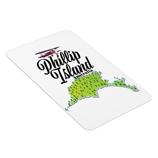 Fillip Island Australia map Magneet (Rechterzijde)