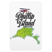 Fillip Island Australia map Magneet (Verticaal)