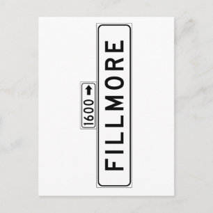Fillmore St., San Francisco Street Sign Briefkaart