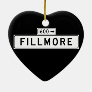 Fillmore St., San Francisco Street Sign Keramisch Ornament