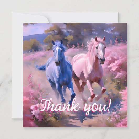  filly of colt bedankkaart (Voorkant)