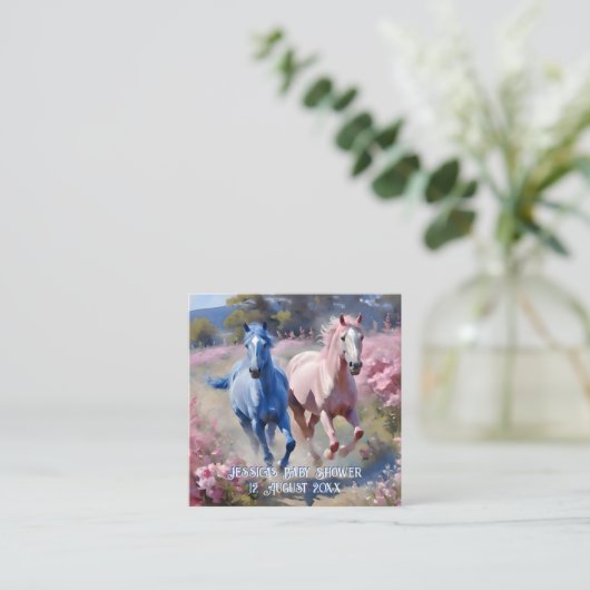  filly of colt informatiekaartje (Staand voorkant)