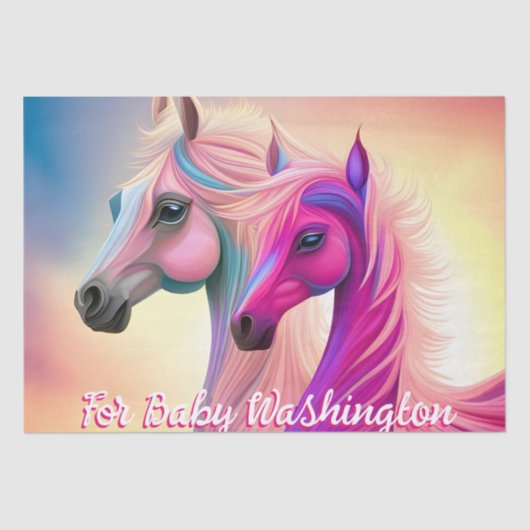 filly of colt tissuepapier (Voorkant)