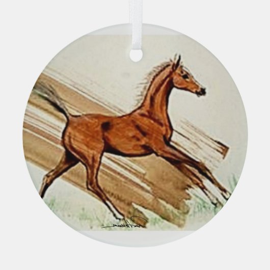 Filly van Hevener Glas Ornament (Achterkant)