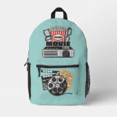 Film Aangepaste naam Bedrukte Rugzak (Voorkant)