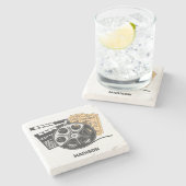 Film Aangepaste naam Stenen Onderzetter (Zijkant)