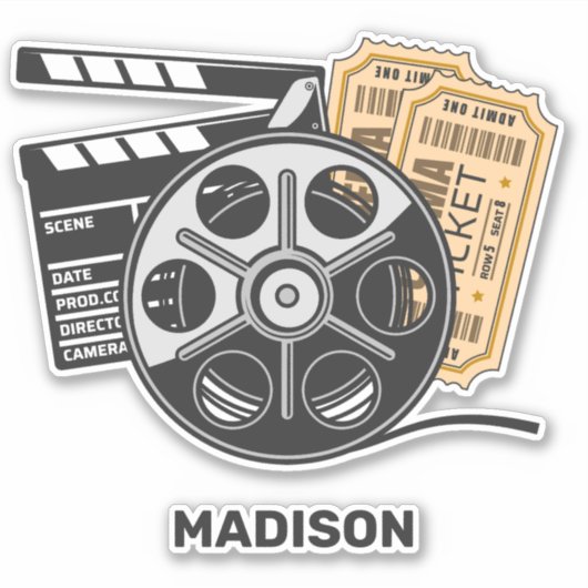 Film Aangepaste naam Sticker (Voorkant)