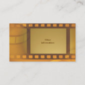 Film Art. Visitekaartje (Achterkant)