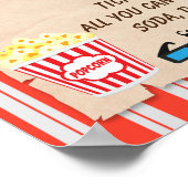 Film avond fondsenwerving leraar school flyer poster (Hoek)