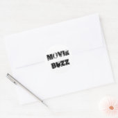 Film Buzz Ronde Sticker (Envelop)