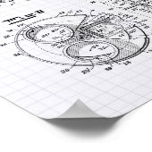 Film Camera 1940 Patent Art - Lined Peper Poster (Hoek)