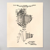 Film Camera 1948 Patent Art - Old Peper Poster (Voorkant)