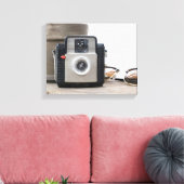  Film Camera Bloempot & Brillen 11x14 Canvas Afdruk (Insitu (Woonkamer))