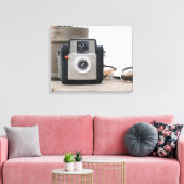  Film Camera Bloempot & Brillen 16x20 Canvas Afdruk (Insitu (Woonkamer))