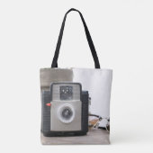  Film Camera Bloempot & Brillen Tote Bag (Achterkant)