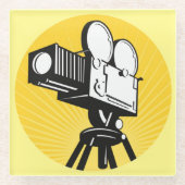 Film Camera Glass Onderzetter (Voorkant)