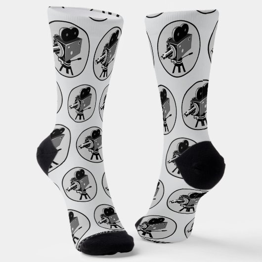 "FILM Camera" Graphic Socks Sokken (Gebogen)