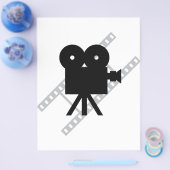 film camera pictogram flyer (Enkel)