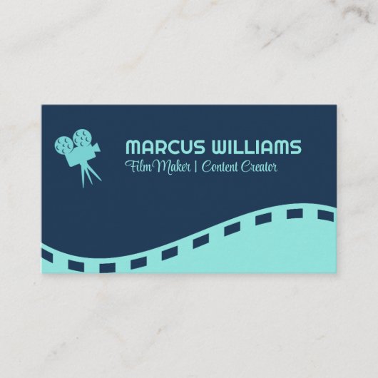 Film Camerologo | Regisseur Visitekaartje (Voorkant)