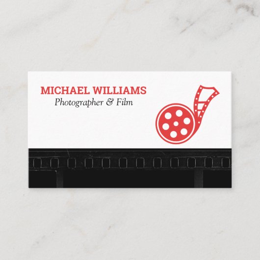  Film Cannister Visitekaartje (Voorkant)