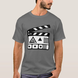 Film Clapboard Icon Cinematic Design vintage T-shirt