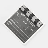 Film Clapboard Papieren servetten (Hoek)