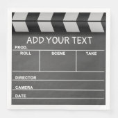 Film Clapboard Papieren servetten (Voorkant)