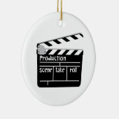 Film Clapper Keramisch Ornament (Rechts)