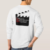 Film Crew Direct naar de Lot T-shirt (Achterkant)