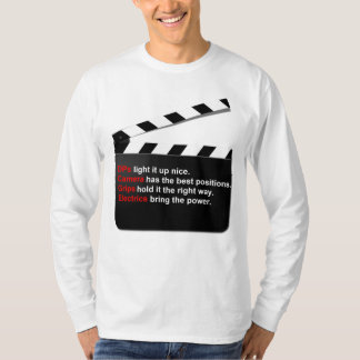 Film Crew Direct naar de Lot T-shirt