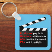 Film Crew PRODUCEERT een geweldige film Sleutelhanger (Voorkant)