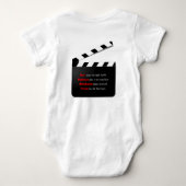 Film Crew Tot Hair en Makeup Romper (Achterkant)