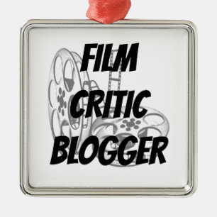 Film Critic Blogger Metalen Ornament