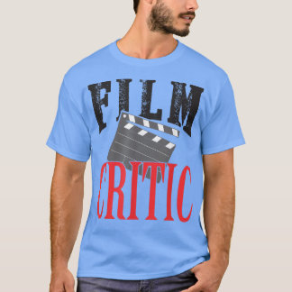 Film critic family movie night director clapboard t-shirt