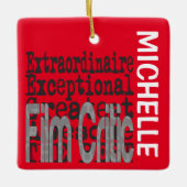 Film Critical Extraordinaire CUSTOM Keramisch Ornament (Voorkant)