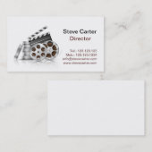 Film Director Camera Scredriver Actor Cinema Visitekaartje (Voorkant / Achterkant)