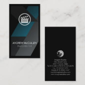 Film Director Clapperboard Icon Visitekaartje (Voorkant / Achterkant)