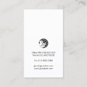 Film Editor Video Monogram Visitekaartje (Achterkant)