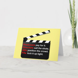 Film- en filmploeg onderweg voor nieuwe ideeën? kaart