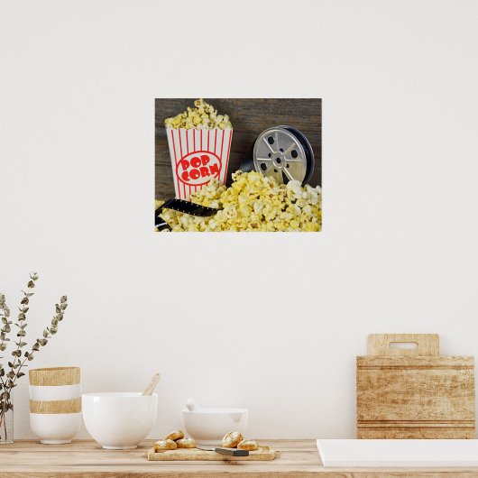 Film en Popcorn Poster (Keuken)