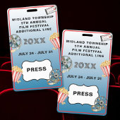FILM FESTIVAL Stijlvolle Aangepaste Gepersonalisee Badge