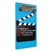 Film Film Crew CLAP voor de DIRECTEUR die hij BOSS Mini Klembord (Schuin)