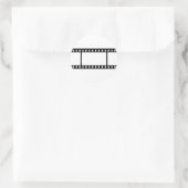 Film Flick Ronde Sticker (Tas)