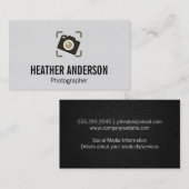 Film | Fotografie Camerapictogram Visitekaartje (Voorkant / Achterkant)